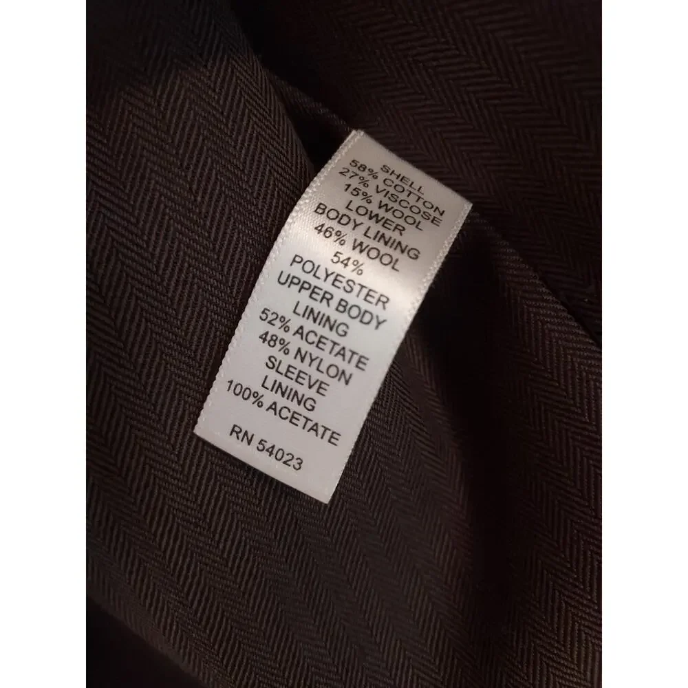 Banana Republic Over Suit Coat Size Large Men's Wool Blend Vintage Classic EUC